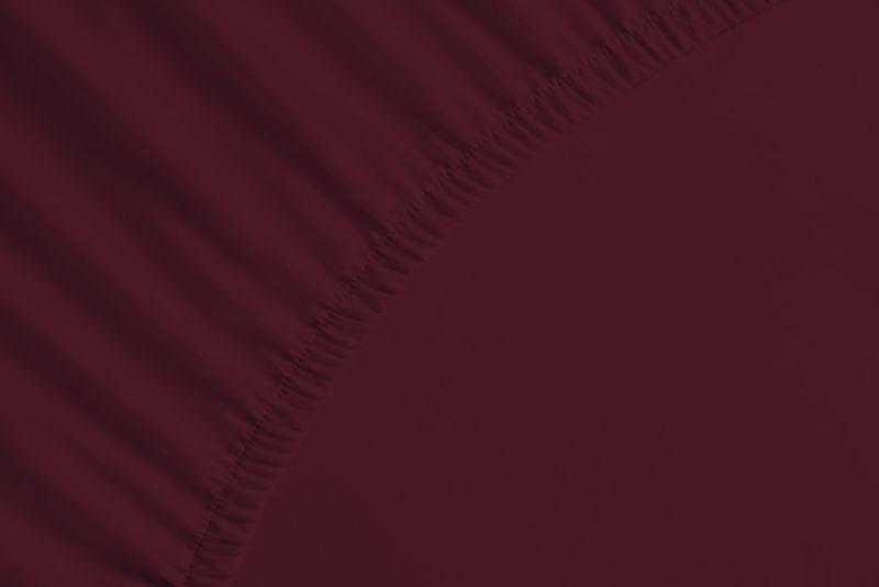 bettwarenland | bellana® deLuxe Edel-Jersey Topper Spannbettlaken | bordeaux | vergrößert