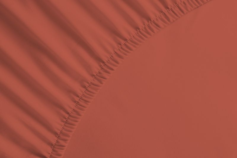 bettwarenland | bellana® deLuxe Edel-Jersey Topper Spannbettlaken | chili | vergrößert