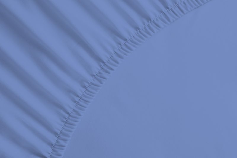 bettwarenland | bellana® deLuxe Edel-Jersey Topper Spannbettlaken | mittelblau | vergrößert