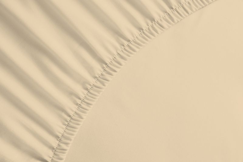 bettwarenland | bellana® deLuxe Edel-Jersey Topper Spannbettlaken | natur | vergrößert