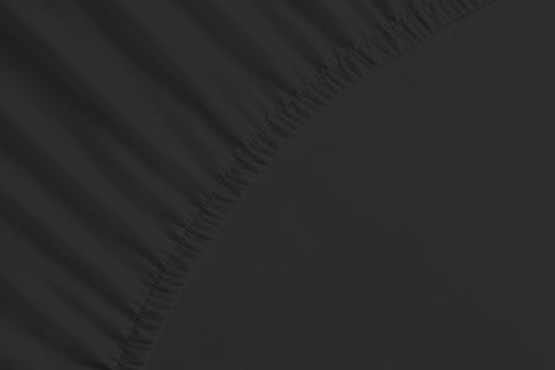 bettwarenland | bellana® deLuxe Edel-Jersey Topper Spannbettlaken | schwarz | vergrößert