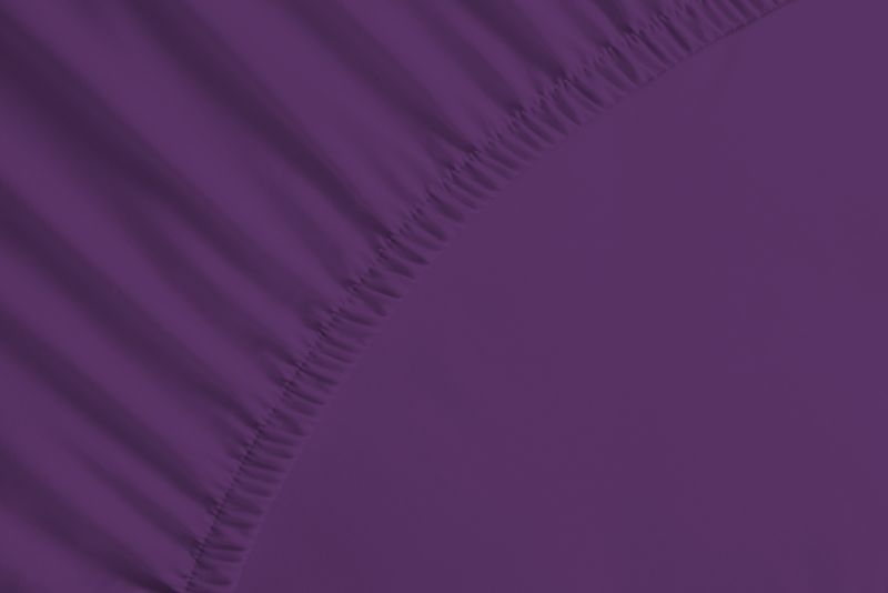 bettwarenland | bellana® deLuxe Edel-Jersey Topper Spannbettlaken | violett | vergrößert