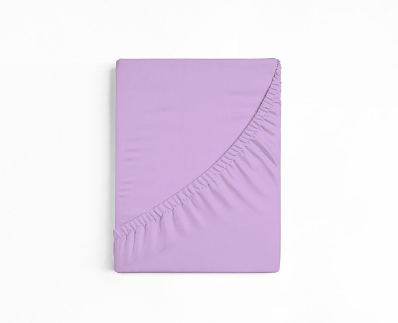 bettwarenland | bellana® deLuxe Edel-Jersey Topper Spannbettlaken | krokus | gefaltet