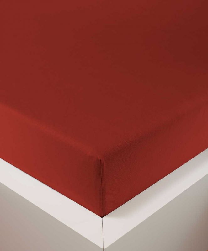 bellana® deLuxe Edel-Jersey Topper Spannbettlaken | kupfer | bezogen
