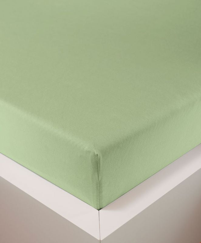 bettwarenland | bellana® deLuxe Edel-Jersey Topper Spannbettlaken | lind | bezogen