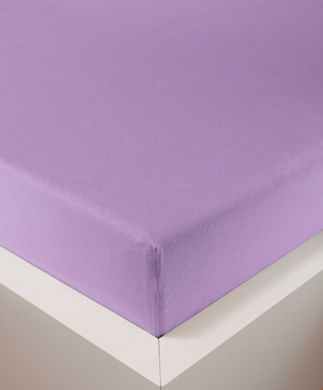 bettwarenland | bellana® deLuxe Edel-Jersey Topper Spannbettlaken | krokus | bezogen