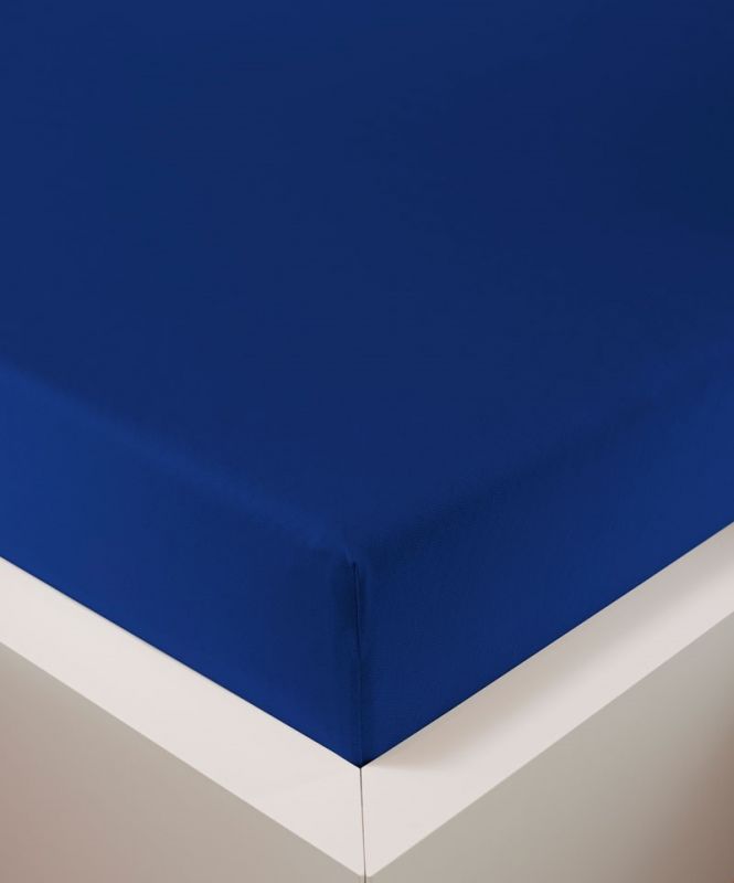 bettwarenland | bellana® deLuxe Edel-Jersey Topper Spannbettlaken | royal | bezogen