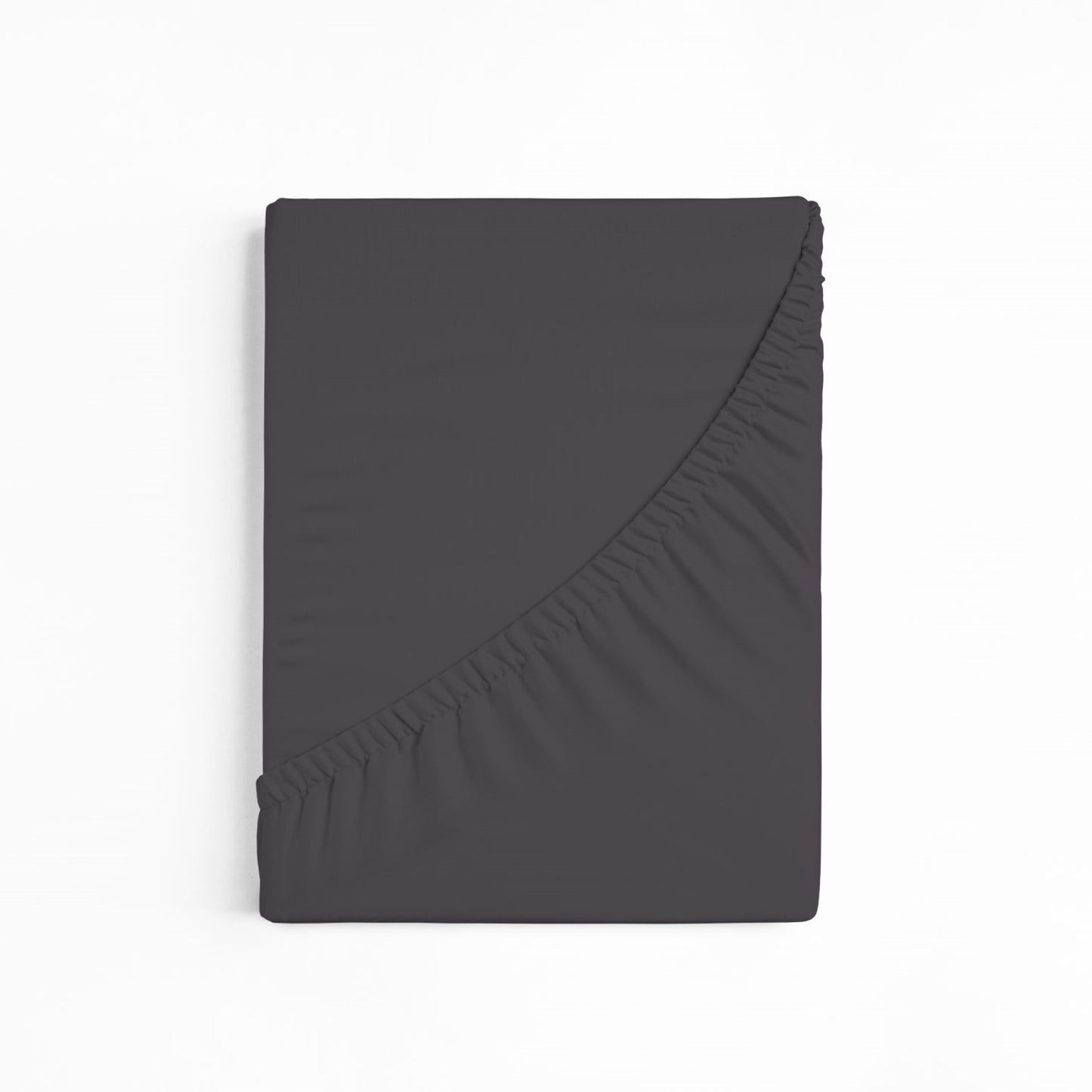 bettwarenland | bellana® Tencel Nobel-Jersey Spannbettlaken | anthrazit | gefaltet