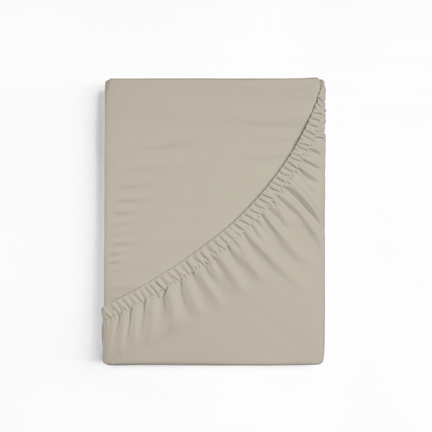 bettwarenland | bellana® Tencel Nobel-Jersey Spannbettlaken | kiesel | gefaltet