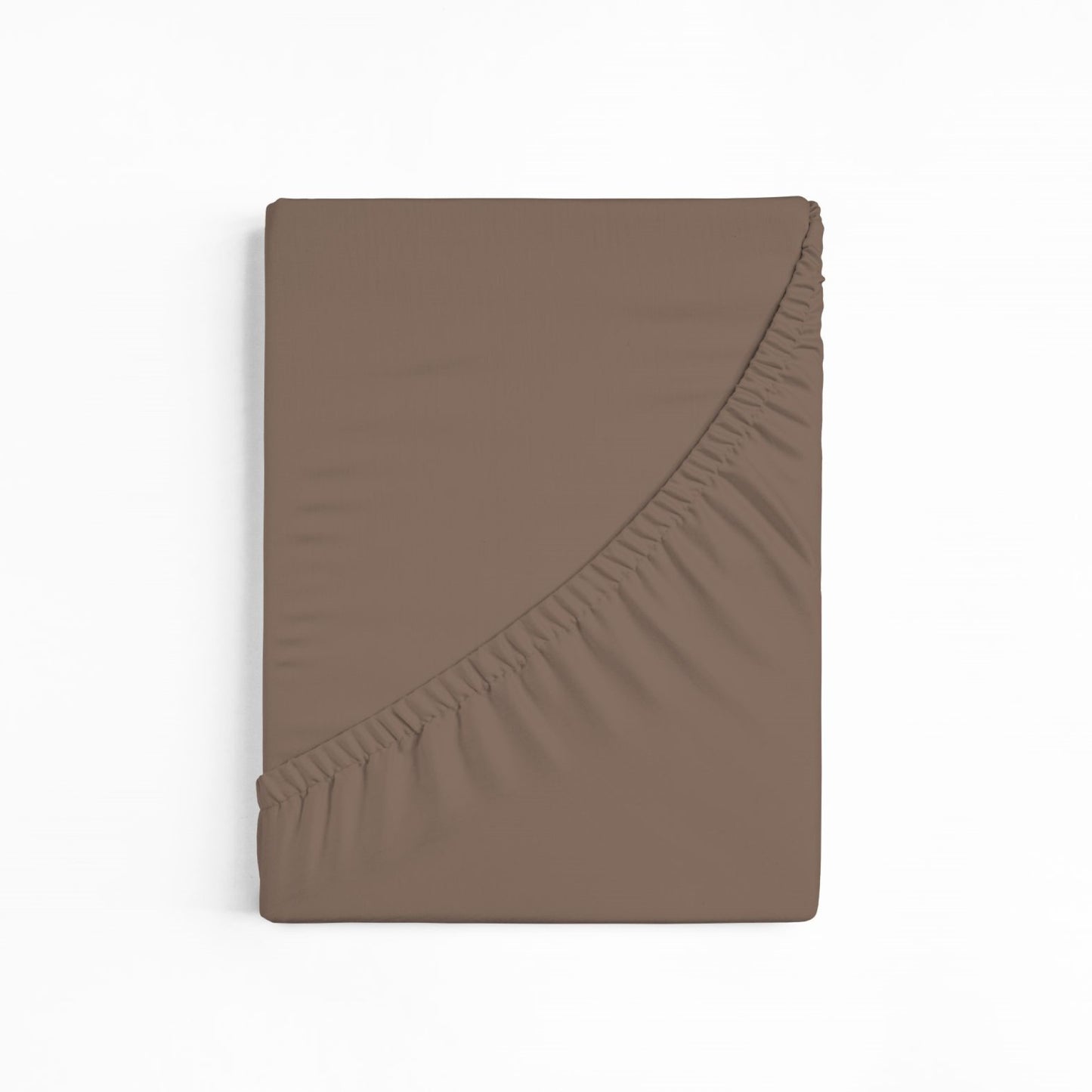 bettwarenland | bellana® Tencel Nobel-Jersey Spannbettlaken | cappuccino | gefaltet