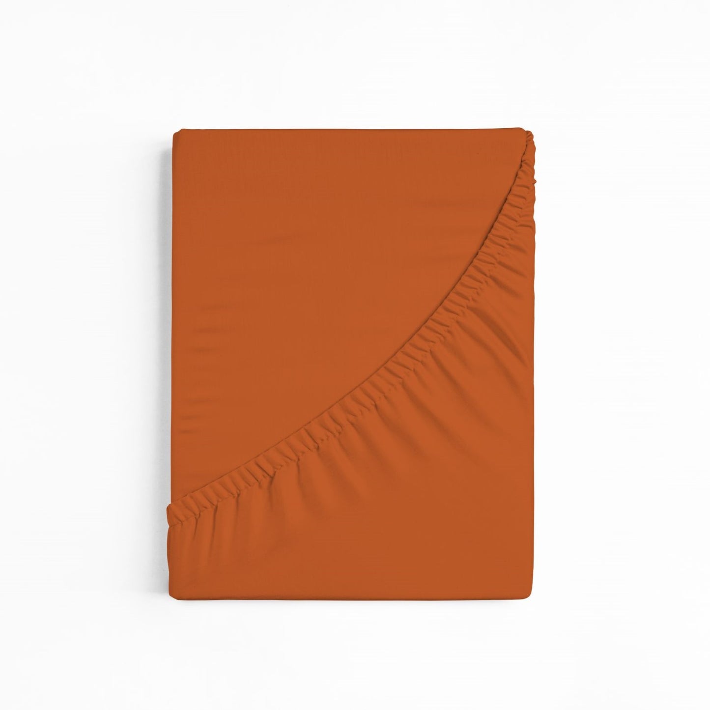 bettwarenland | bellana® Tencel Nobel-Jersey Spannbettlaken | papaya | gefaltet
