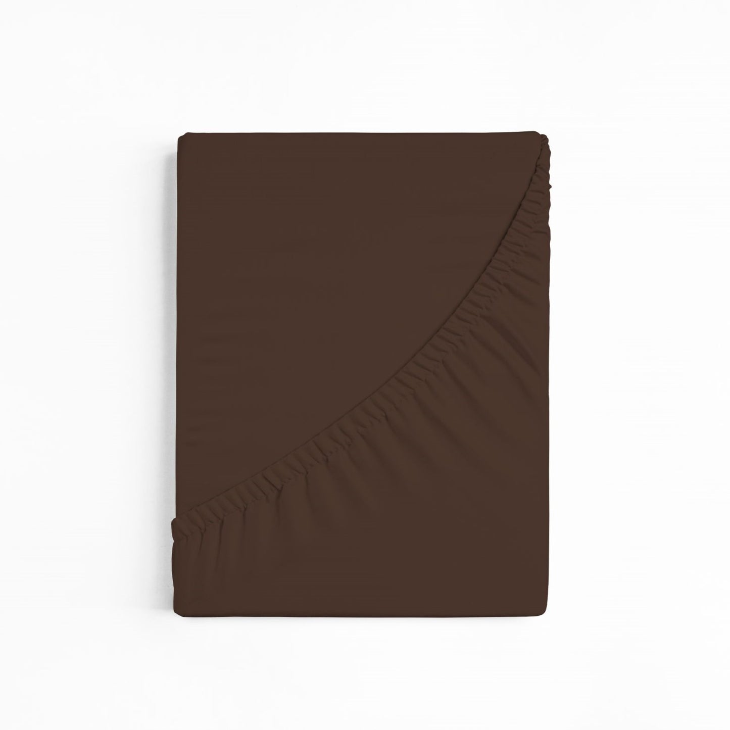 bettwarenland | bellana® Tencel Nobel-Jersey Spannbettlaken | schoko | gefaltet