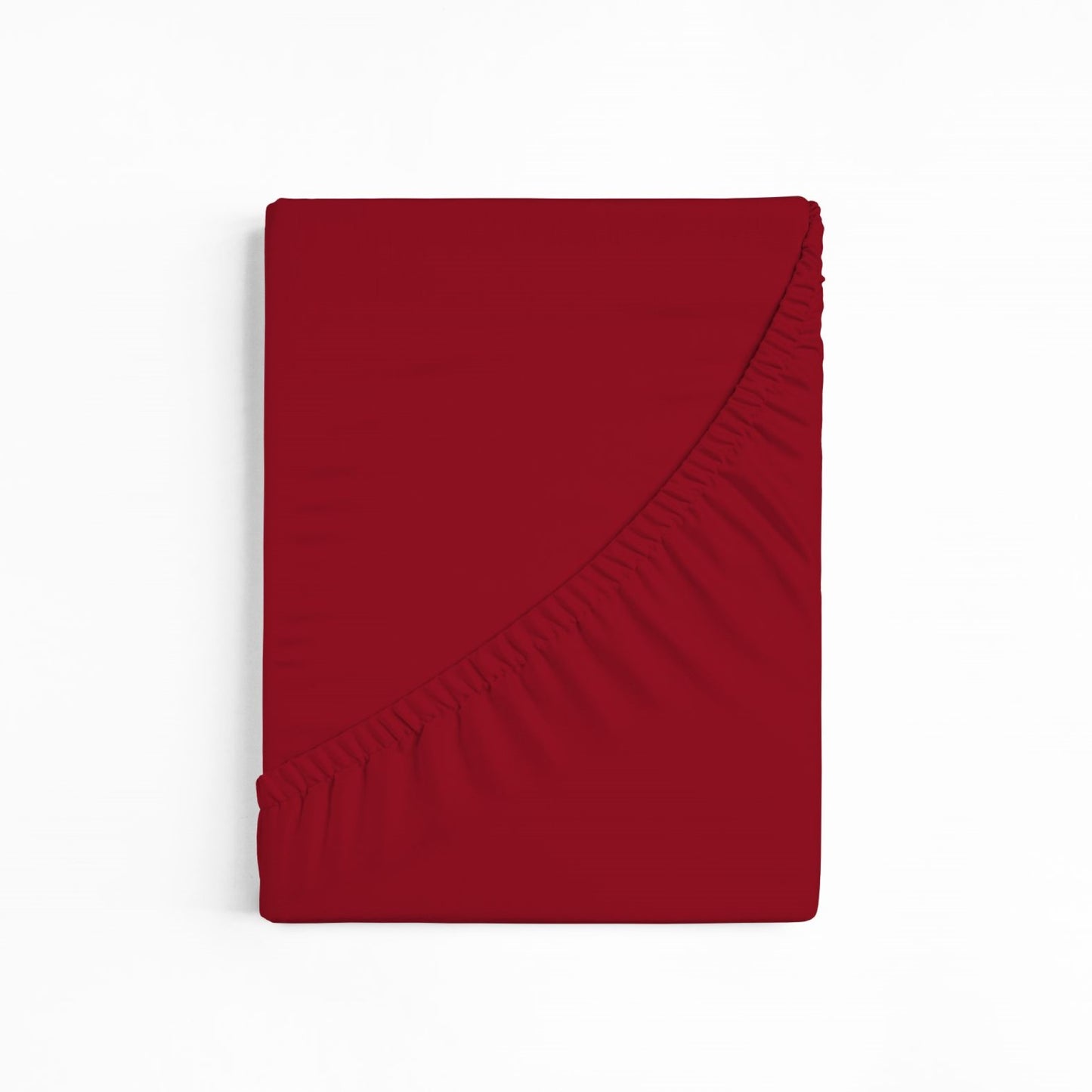 bettwarenland | bellana® Tencel Nobel-Jersey Spannbettlaken | rubin | gefaltet