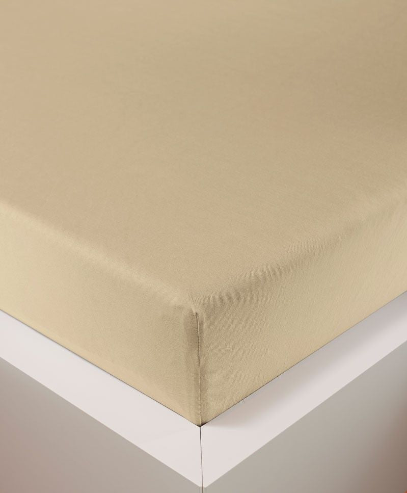 bettwarenland | bellana® Tencel Nobel-Jersey Spannbettlaken | natur | bezogen