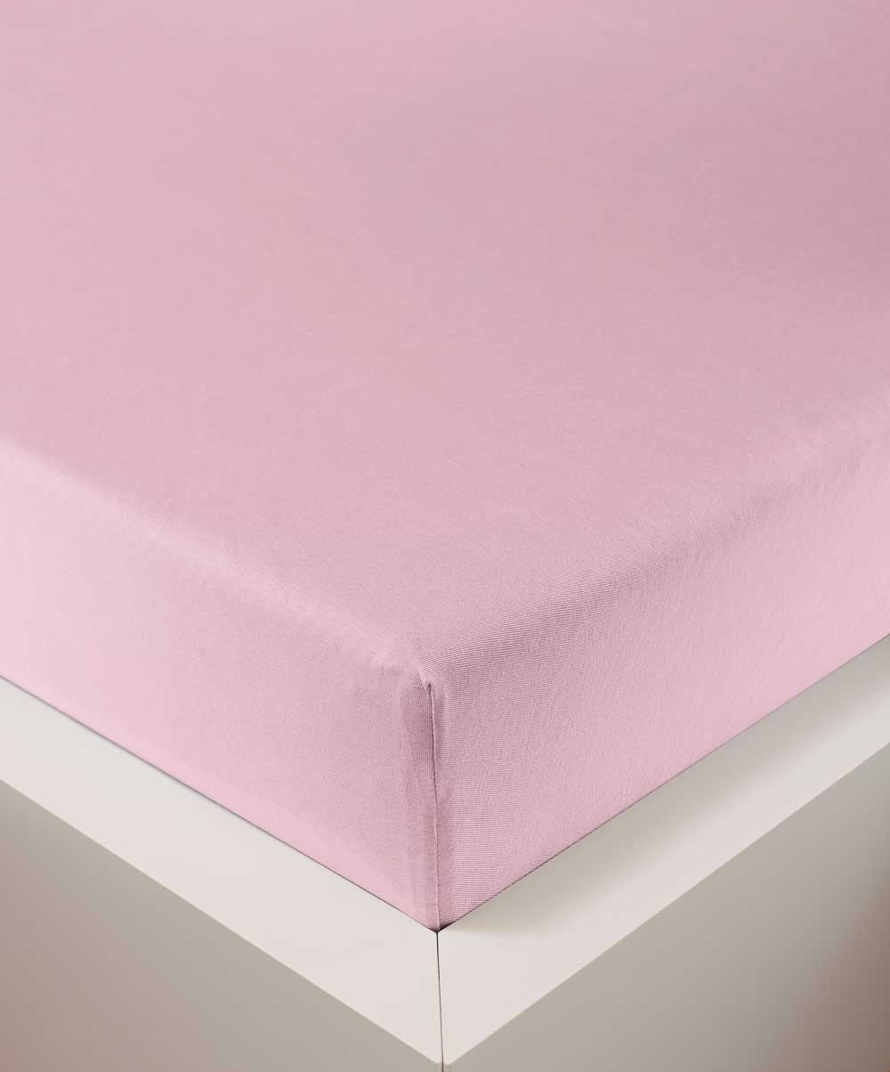 bettwarenland | bellana® Tencel Nobel-Jersey Spannbettlaken | puder | bezogen