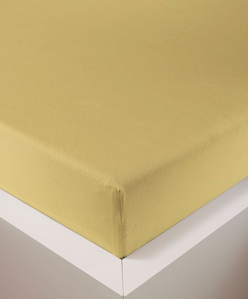 bettwarenland | bellana® Tencel Nobel-Jersey Spannbettlaken | weizen | bezogen
