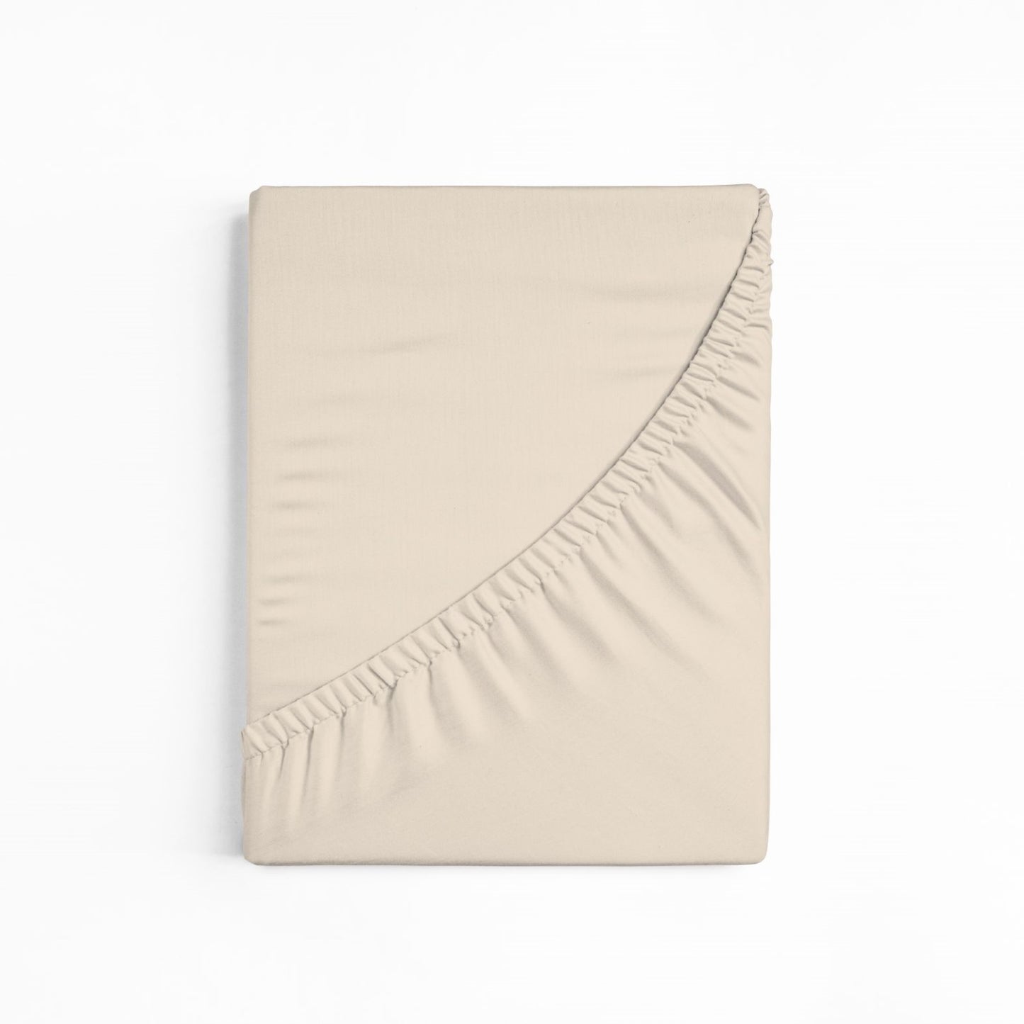 bettwarenland | bellana® Tencel Nobel-Jersey Spannbettlaken | creme | gefaltet