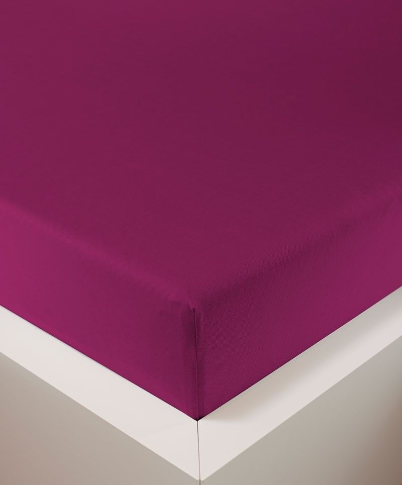 bettwarenland | bellana® Tencel Nobel-Jersey Spannbettlaken | beere | bezogen