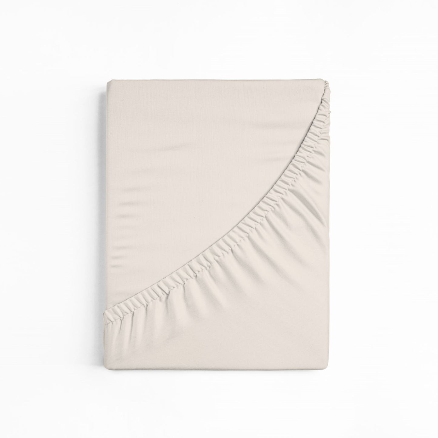 bettwarenland | bellana® Tencel Nobel-Jersey Spannbettlaken | schnee | gefaltet