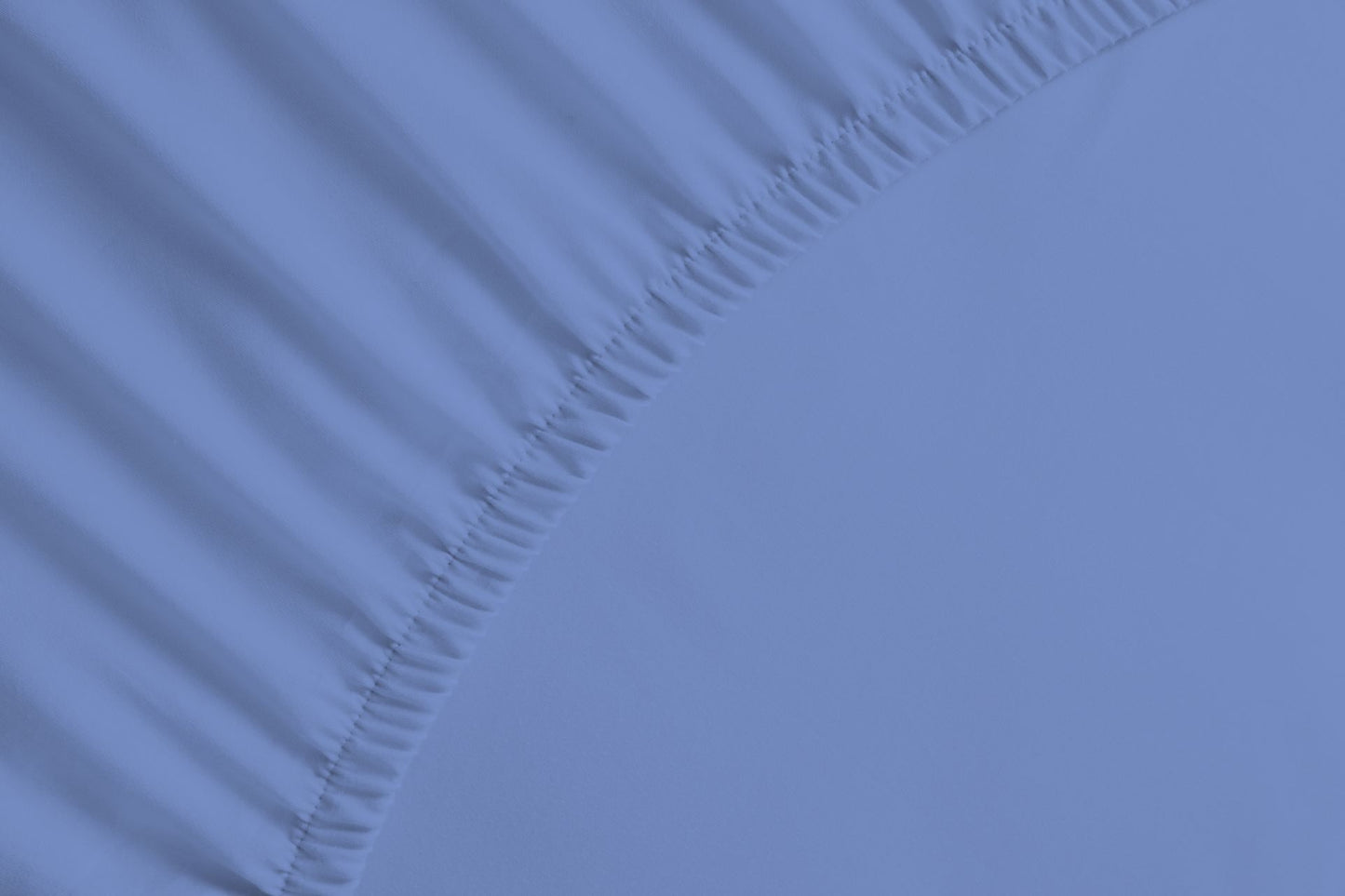 bettwarenland | bellana® Tencel Nobel-Jersey Spannbettlaken | mittelblau | vergrößert