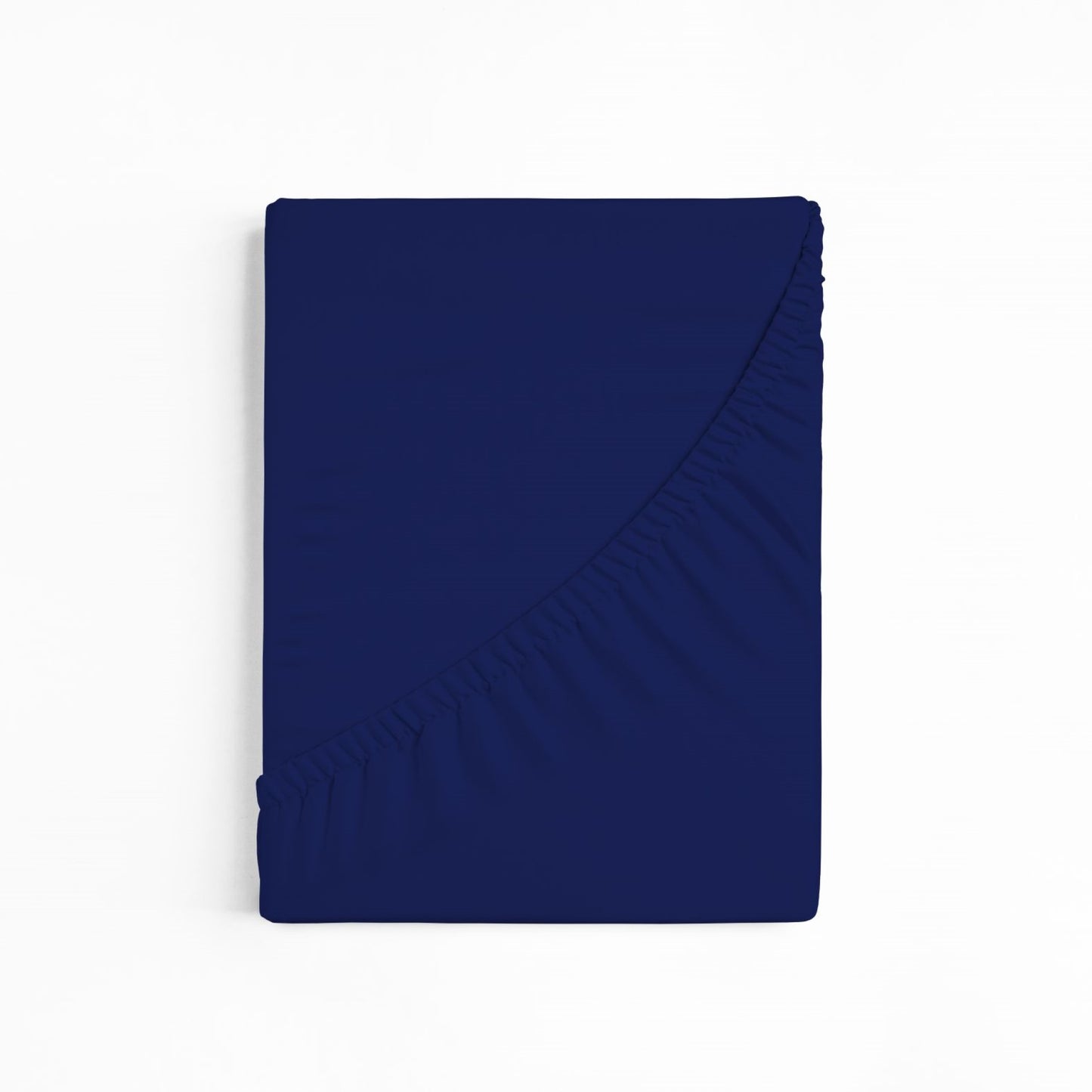 bettwarenland | bellana® Tencel Nobel-Jersey Spannbettlaken | marine | gefaltet