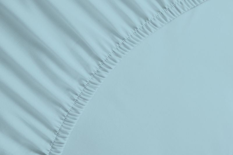 bettwarenland | bellana® deLuxe Edel-Jersey Topper Spannbettlaken | azur | vergrößert