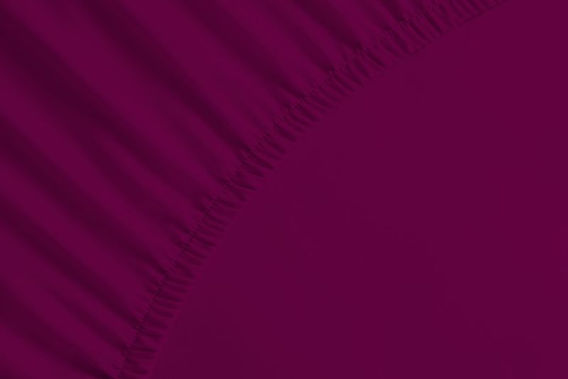 bettwarenland | bellana® deLuxe Edel-Jersey Topper Spannbettlaken | burgund | vergrößert