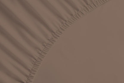 bettwarenland | bellana® deLuxe Edel-Jersey Topper Spannbettlaken | cappuccino | vergrößert