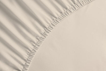 bettwarenland | bellana® deLuxe Edel-Jersey Topper Spannbettlaken | creme | vergrößert