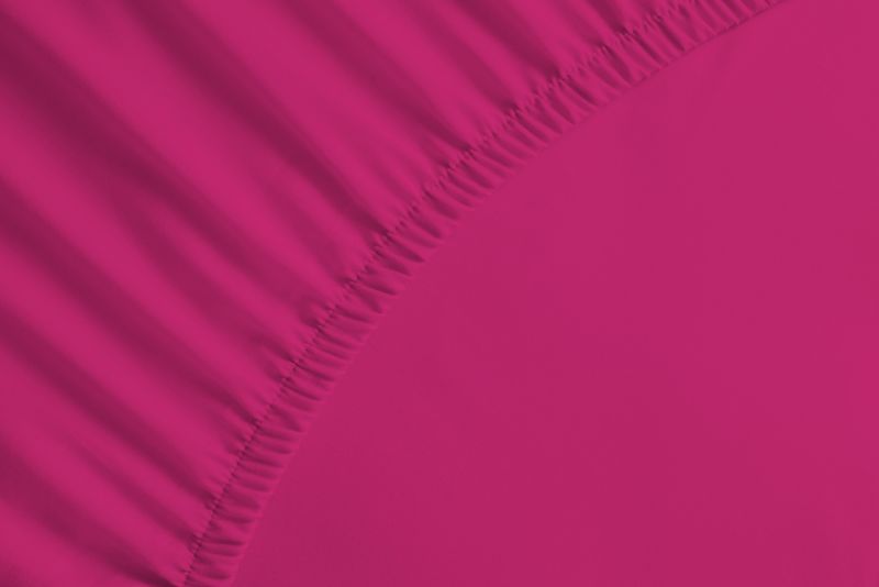 bettwarenland | bellana® deLuxe Edel-Jersey Topper Spannbettlaken | fuchsia | vergrößert