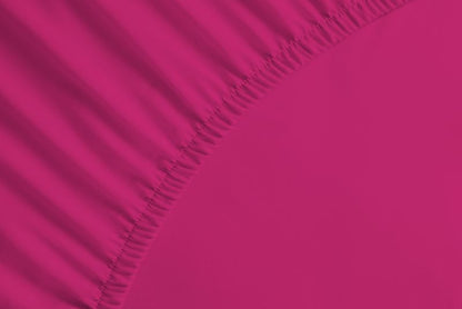 bettwarenland | bellana® deLuxe Edel-Jersey Topper Spannbettlaken | fuchsia | vergrößert