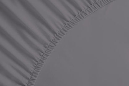bettwarenland | bellana® deLuxe Edel-Jersey Topper Spannbettlaken | grau | vergrößert