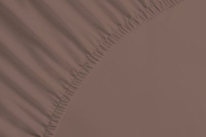 bettwarenland | bellana® deLuxe Edel-Jersey Topper Spannbettlaken | kakao | vergrößert