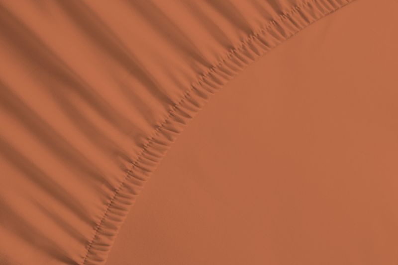 bettwarenland | bellana® deLuxe Edel-Jersey Topper Spannbettlaken | mandarine | vergrößert