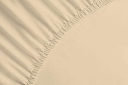bettwarenland | bellana® deLuxe Edel-Jersey Topper Spannbettlaken | natur | vergrößert