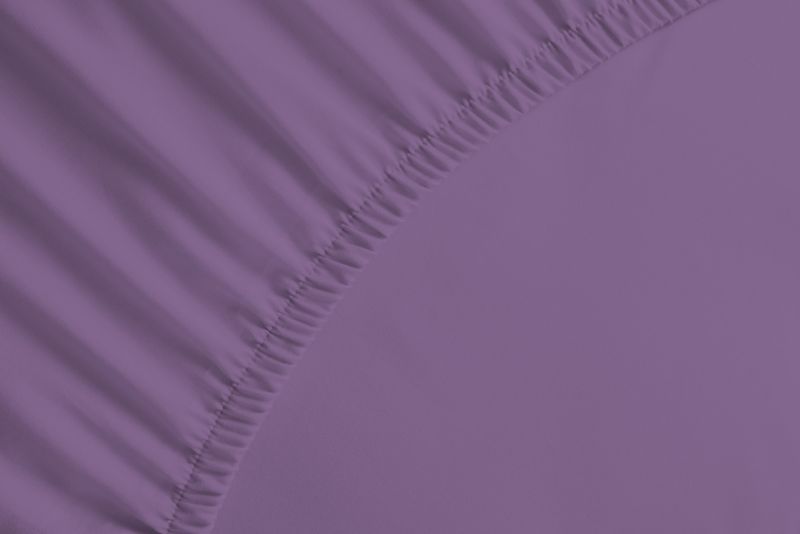 bettwarenland | bellana® deLuxe Edel-Jersey Topper Spannbettlaken | pflaume | vergrößert