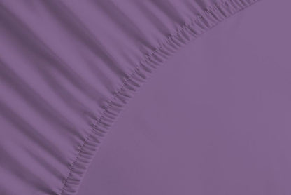 bettwarenland | bellana® deLuxe Edel-Jersey Topper Spannbettlaken | pflaume | vergrößert