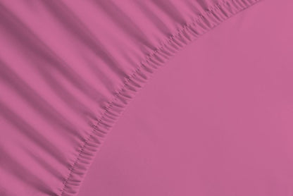 bettwarenland | bellana® deLuxe Edel-Jersey Topper Spannbettlaken | pink | vergrößert
