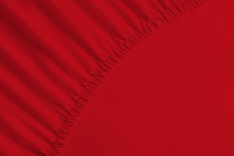 bettwarenland | bellana® deLuxe Edel-Jersey Topper Spannbettlaken | rot | vergrößert