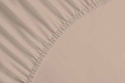 bettwarenland | bellana® deLuxe Edel-Jersey Topper Spannbettlaken | sand | vergrößert