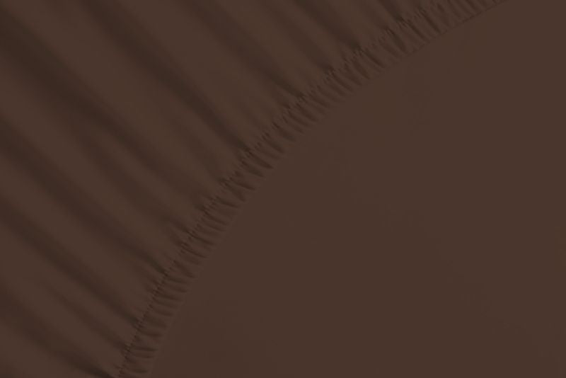 bettwarenland | bellana® deLuxe Edel-Jersey Topper Spannbettlaken | schoko | vergrößert