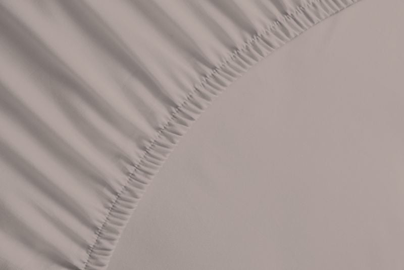 bettwarenland | bellana® deLuxe Edel-Jersey Topper Spannbettlaken | taupe | vergrößert