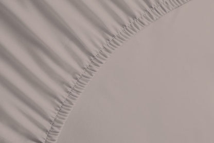 bettwarenland | bellana® deLuxe Edel-Jersey Topper Spannbettlaken | taupe | vergrößert