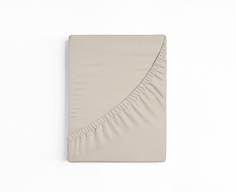 bettwarenland | bellana® deLuxe Edel-Jersey Topper Spannbettlaken | leinen | gefaltet