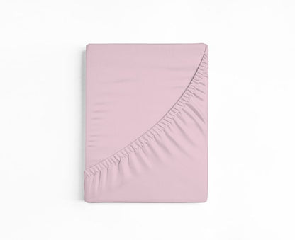 bettwarenland | bellana® deLuxe Edel-Jersey Topper Spannbettlaken | puder | gefaltet