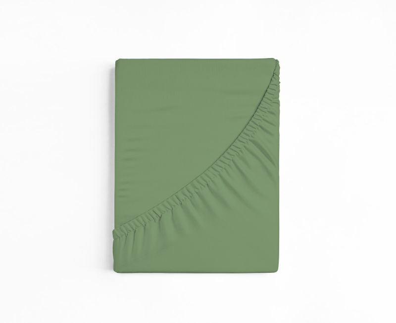 bettwarenland | bellana® deLuxe Edel-Jersey Topper Spannbettlaken | schilf | gefaltet