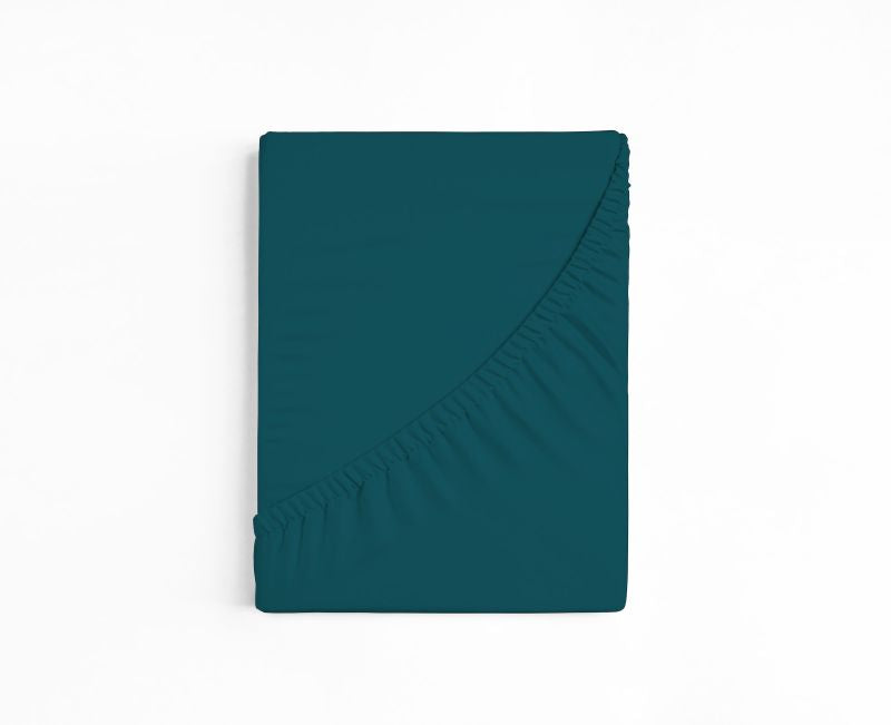 bettwarenland | bellana® deLuxe Edel-Jersey Topper Spannbettlaken | tanne | gefaltet