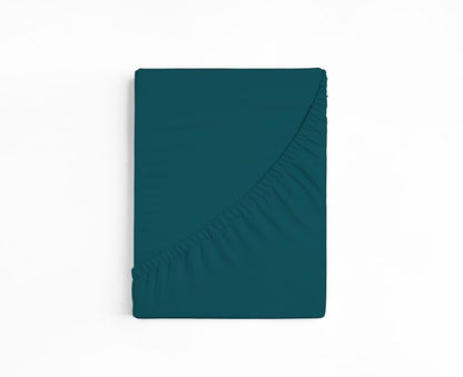 bettwarenland | bellana® deLuxe Edel-Jersey Topper Spannbettlaken | tanne | gefaltet