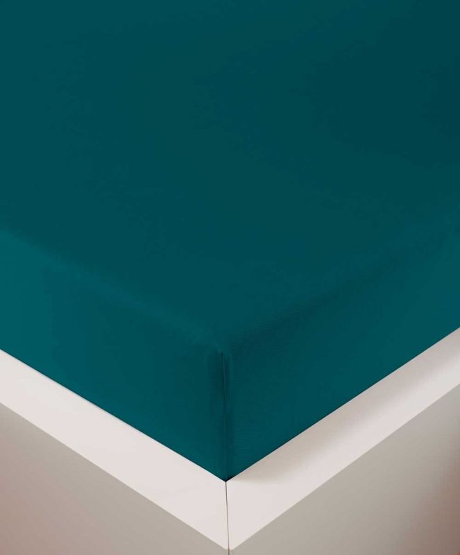 bettwarenland | bellana® deLuxe Edel-Jersey Topper Spannbettlaken | tanne | bezogen
