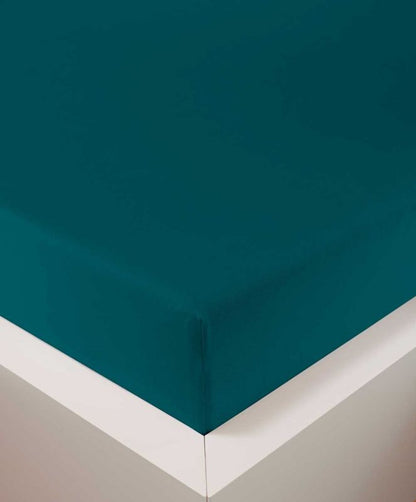 bettwarenland | bellana® deLuxe Edel-Jersey Topper Spannbettlaken | tanne | bezogen